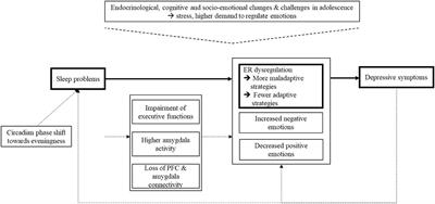 Deficits in Emotion Regulation Partly Mediate the Relation Between Sleep Problems and Depressive Symptoms in Adolescent Inpatients With Depression